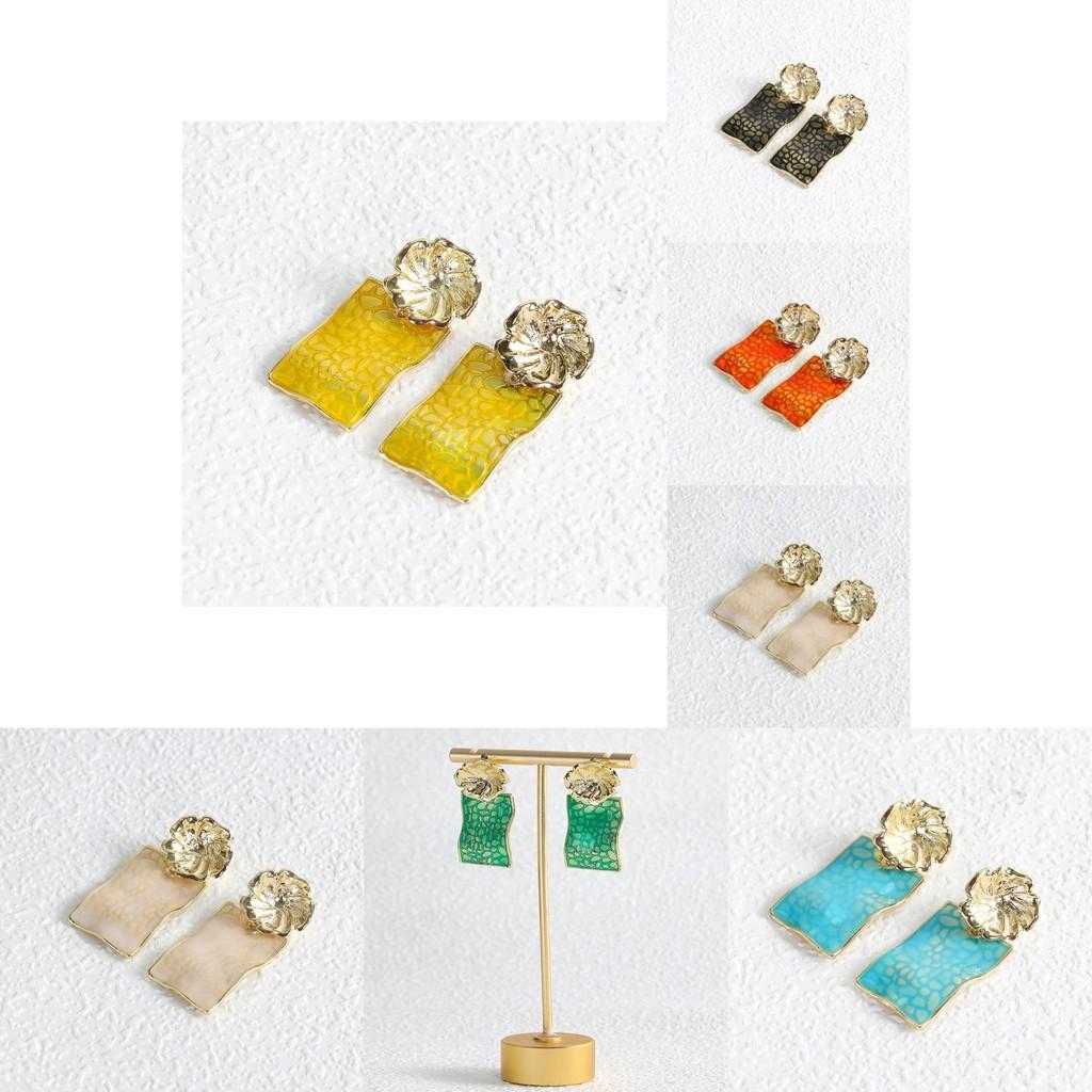 Elegante rechteckige Ohrringe für Damen Chic und vielseitiger Modeschmuck