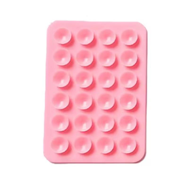 Silicone Suction Pad For Mobile Phone Fixture Suction Cup Backed Adhesive Silicone Rubber Sucker Pad For Fixed Pad