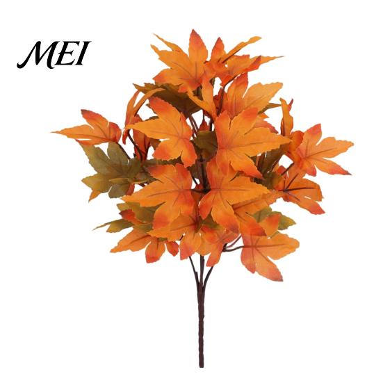 Long Lasting Decorative Plants Artificial Maple Leaves, Faux Silk Hanging Plant for Home Decor, Realistic Cascading Valentine's Day Floral Presents