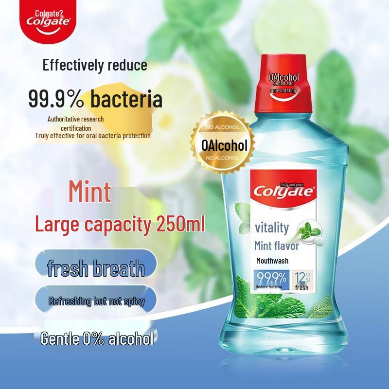 

Colgate Plax Alcohol-Free Mouthwash 4 Bottles
