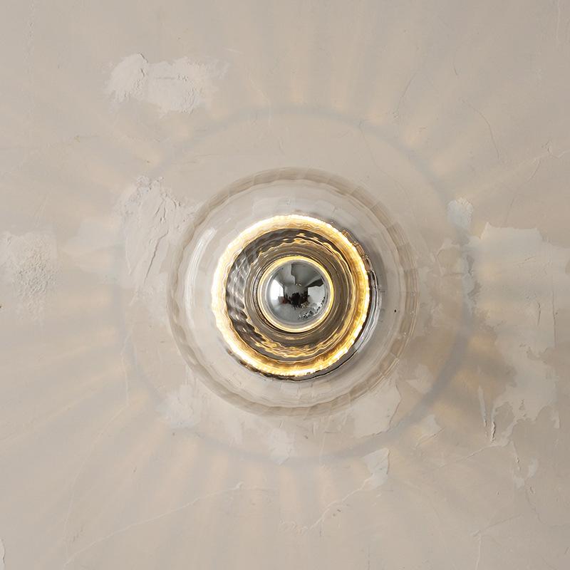 Modern Simple Bauhaus Glass Wall Light Nordic Entrance Lighting Room Decoration Bedside Bedroom Aisle Wall Lamp LED Light Luster