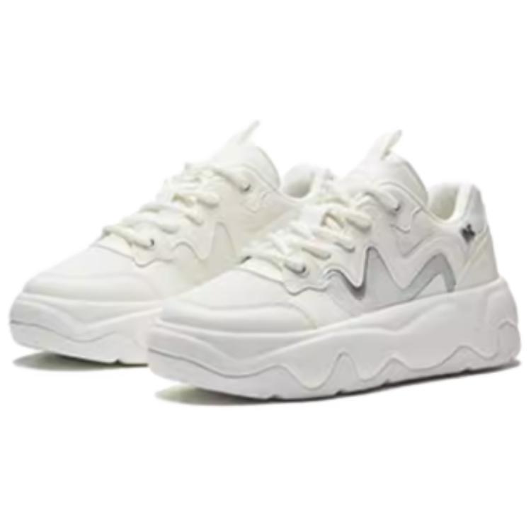 Anta Ice Cream Simple Fashion Comfortable Trendy Height Increasing Wear Resistant Low Top Skate Shoes Women Sneakers 922538022-4