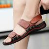 Men's New Summer Breathable Men's Sandals Fashion Trend Beach Shoes Slippers Sandals Mens Sandals Summer Genuine Leather Sandals