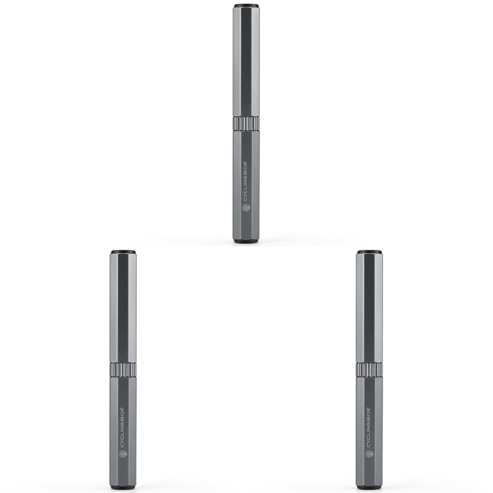 

Bike Tubeless Tire Repair Tool Kit Tyre Plug Puncture Fix Patch Drill (Silver)