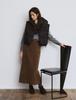 THEELO H-Line Corduroy Skirt (Brown)