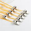 Metal Whistle Referee Sport Rugby Party Outdoor Sports Like Whistle Training School Soccer Football Colorful Lanyard Whistle