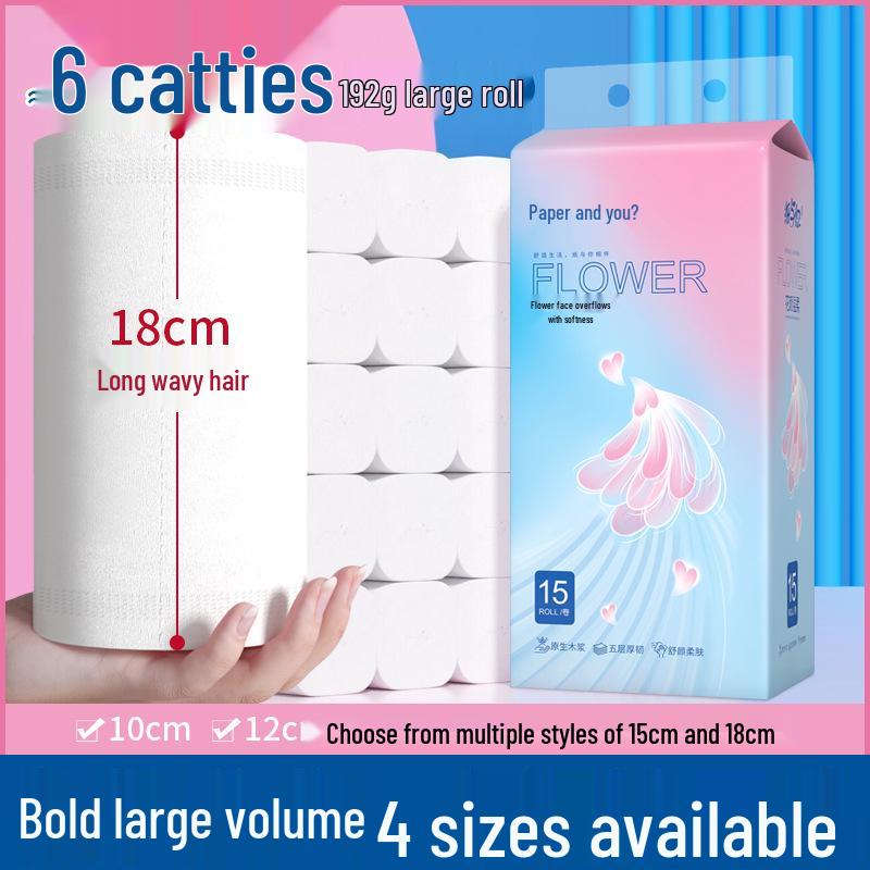 Coreless Toilet Paper: Household Paper Towels for Bathroom Use
