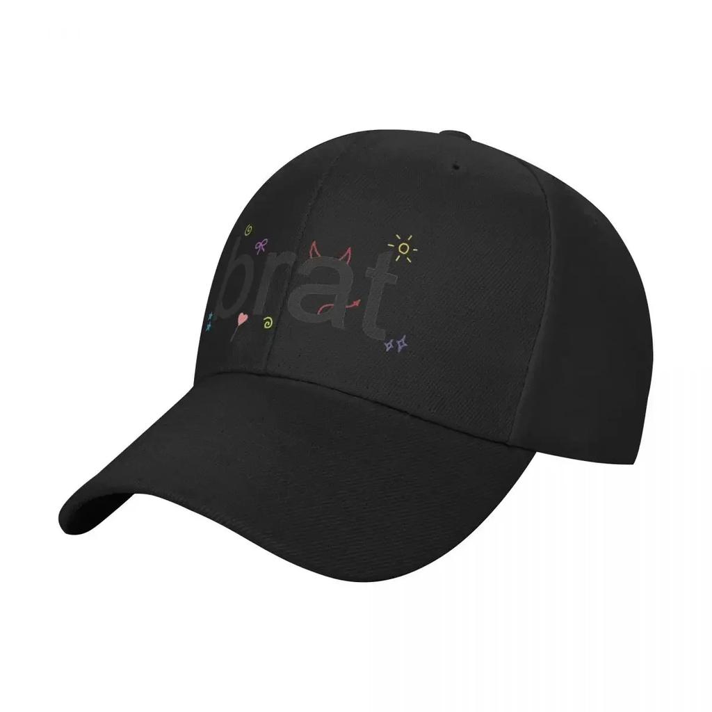 Charli XCX Brat Hats Unisex Hip-Hop Hats Sun Hat Fishing Hat Adjustable Polyester Baseball Caps Summer