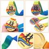 Running Runner Gold Medals Trophy Award With Neck Ribbons Express Medal Various Souvenir School Sports Prize Gift Custom Made