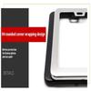 Black Silver Bracket W/ Screws Universal American License Plate Frame Auto Accessoryfiber Number Plate Tag Cover For Front Rear
