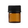 100Pcs Essential Oil Bottle Thick Glass Shock Resistant UV Protection Portable Essential Oil Bottle