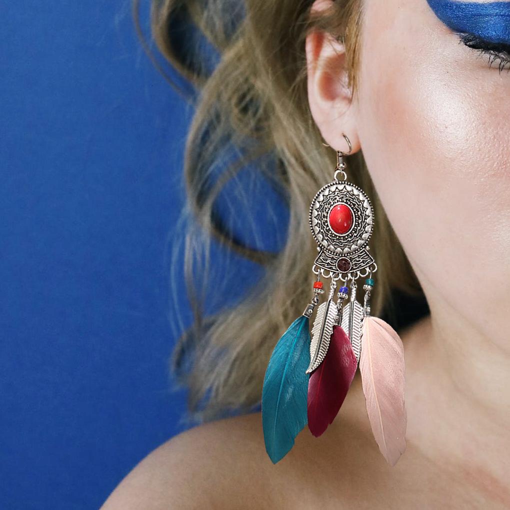 Böhmische Ohrringe Ohrhänger Stil 1 Paar mit klassischem Design Leichte Modeaccessoires Feiertags-Partydeko für Frauen Mädchen