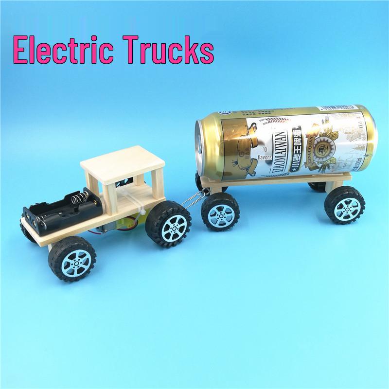 Electric Truck Science Project Kit: DIY Creative Invention for Student Experiments 14x20 cm