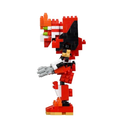 Kawada Nanoblock Evangelion Unit-02 NBCC_284 9 X 11 X 18.6 Cm Ages 12 and Up Interior Decor Hobby NBCC_284