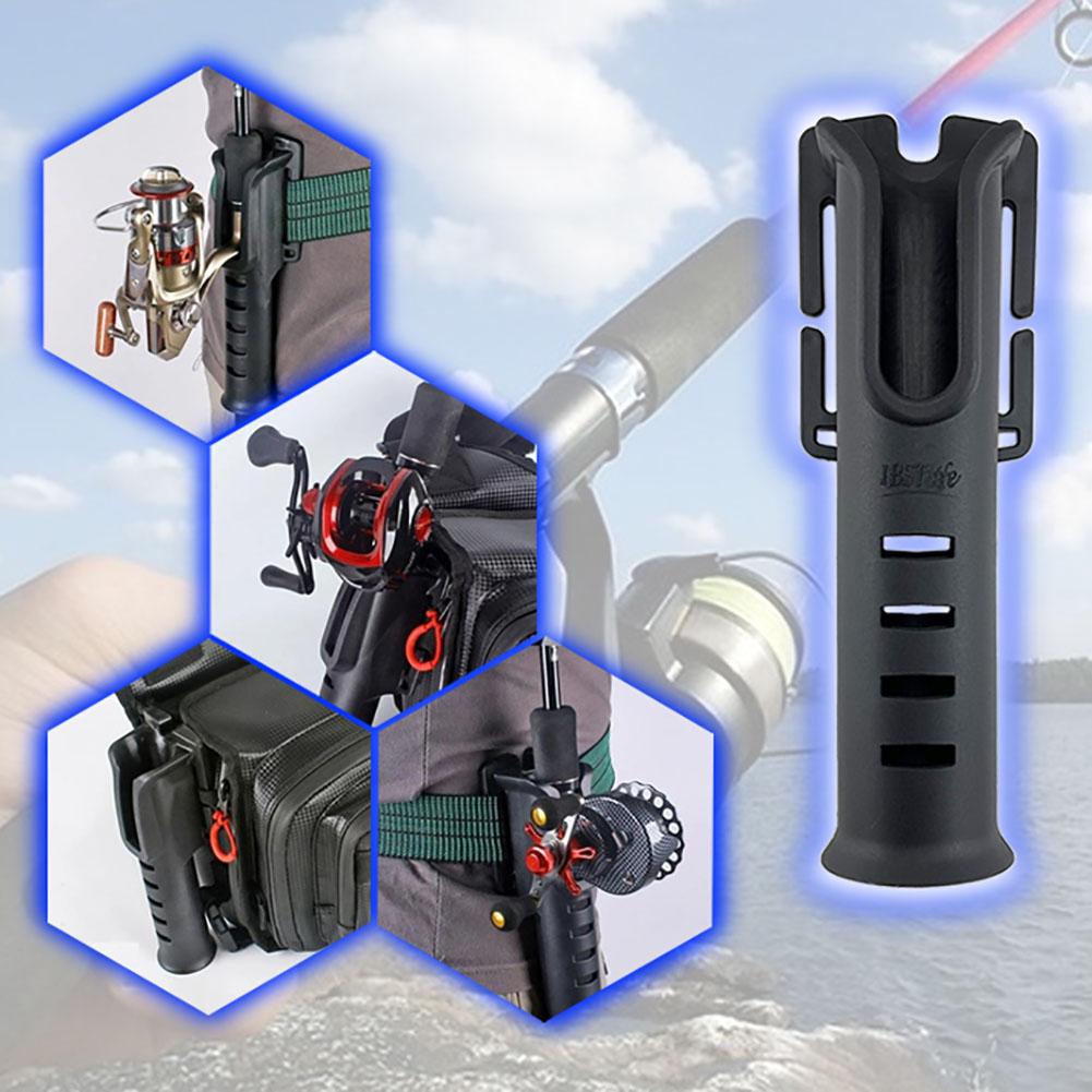 Portable Waist Belt Fishing Rod Holder Adjustable Length Multi-functional Lightweight Pole Inserter