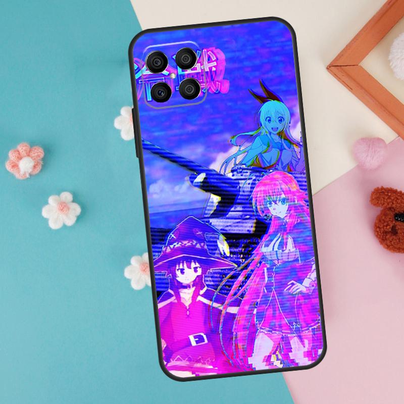 Vaporwave Glitch Anime Case For Honor 200 Pro 50 70 90 X9a X8a X8 X9 X8b X9c X9b Honor Magic 7 5 6 Lite Pro Cover