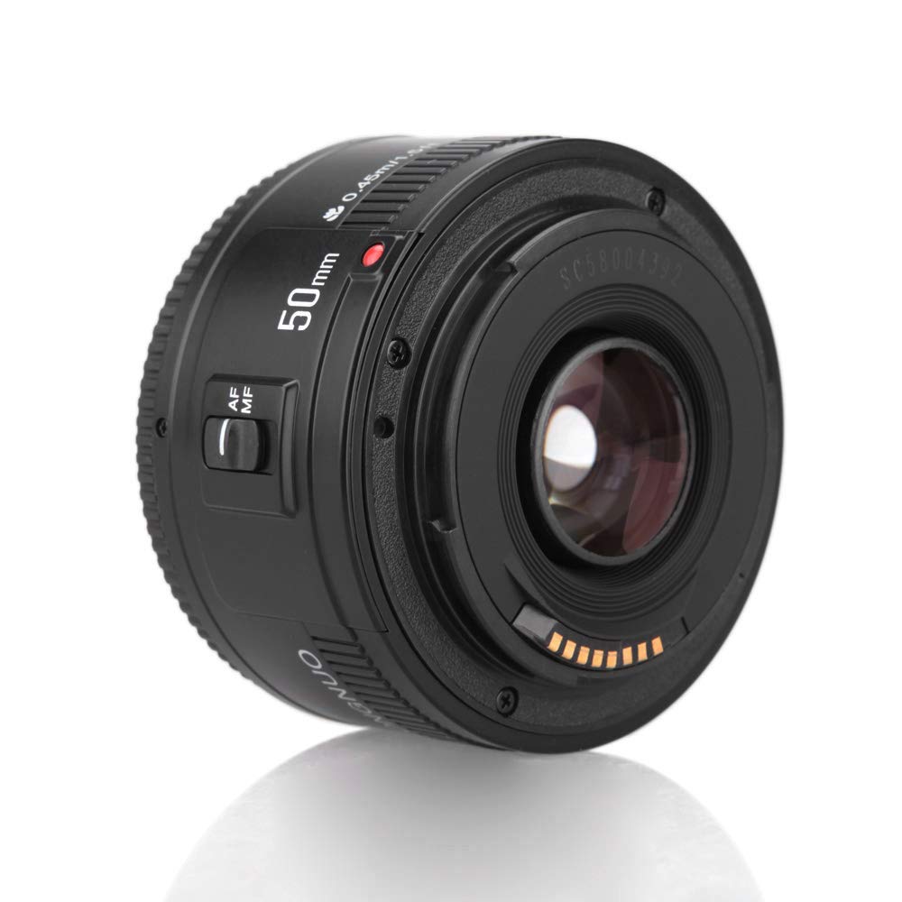 YONGNUO AF 50mm Large Aperture Autofocus Lens for Canon 1D Mark 1D Mark and More f1.8 350D, 450D, 500D, 600D, II, III,