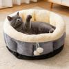 Cute Cat Bed Washable Calming Nest Comfortable Kitten Bed Soft Cushion for Puppy Small Dog Indoor Sleeping Living Room Balcony