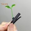 20/30/50Pcs Funny Bean Sprout Hair Clip Set Spring Design Anti-slip Realistic Style Green Plant Hairpins Hair Accessories