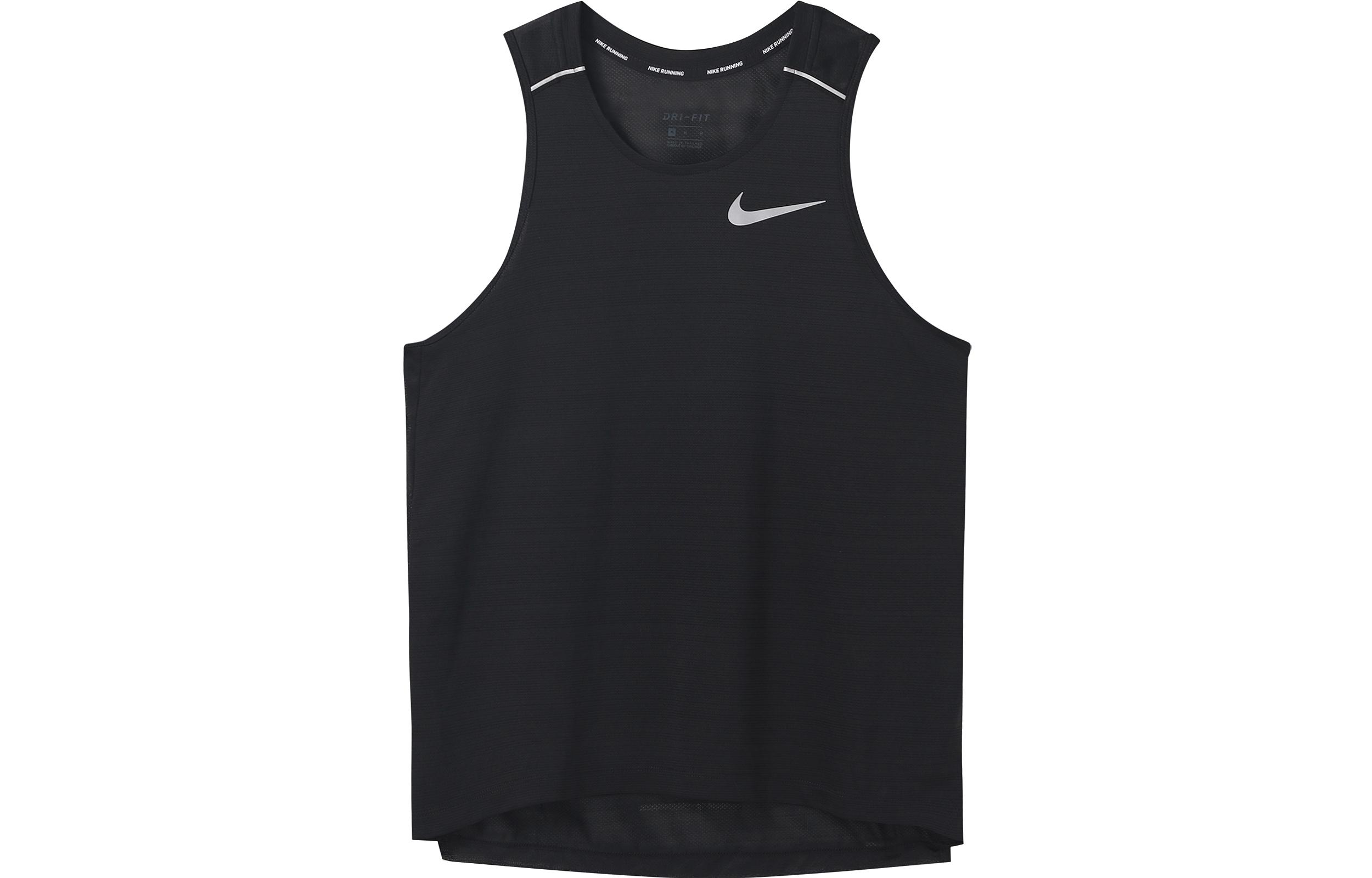 Nike Tank Tops Men s Black Crew Neck Thin Straight Fit AJ7563-010 M