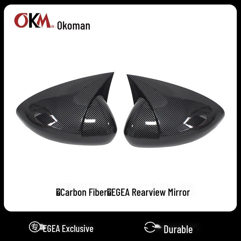 Fiat EGEA Rearview Mirror for Horn Modification, SD/HB/SW 2016-2023 Glossy Black