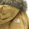 THE NORTH FACE Down jacket beige Outdoor Hooded Men's Used