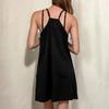 Women's Nightgown Sleeveless Chemise Pajama Dress Spaghetti Strap Racerback Tank Dress with Pockets