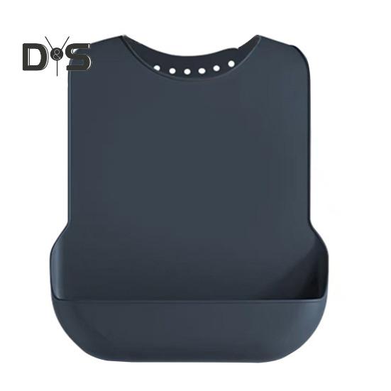 

Нагрудники для взрослых, большой силиконовый нагрудник для взрослых, для еды, регулируемый, водонепроницаемый, для защиты одежды пожилых мужчин, женщин, пожилых людей L