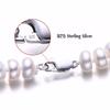 Natural Freshwater Pearl Jewelry Set For Women,Pearl Jewelry Necklace&Earrings,60cm Length,Fashion Jewelry,925 Sterling Silver