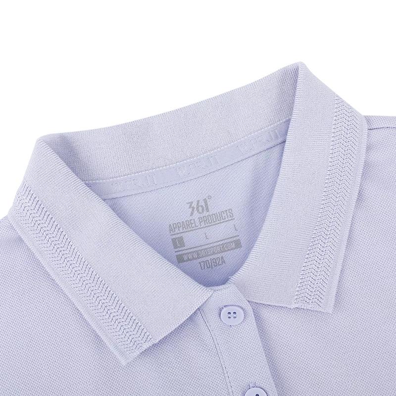 361 Sports Polo Shirt Women's 2026 Summer New Style Ice-Feel Lapel Short-Sleeved Cotton Casual Top Versatile T-Shirt