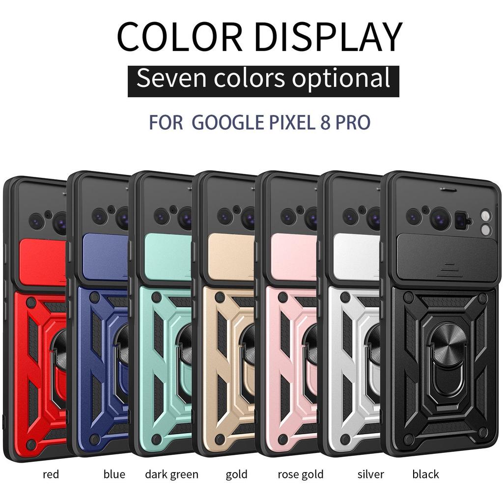 Universal Google Pixel 9A/9Pro/8Pro Slide Window Stand Phone Case
