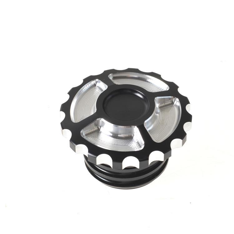 Harley Modified Aluminum Fuel Tank Cap for XL883/1200N/48 Dyna, Road King, Fat Boy