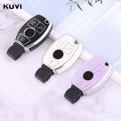 Nuevo TPU funda de llave de control remoto para coche cubierta Fob para Mercedes Benz ACESG clase GLA CLA GLK GLC CLS W204 W463 W176 W251 W205