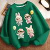 Loose Round-neck Hoodies for Children, Long-sleeved and Cute Round-neck Coats for Boys and Girls In Spring, Autumn and Winter