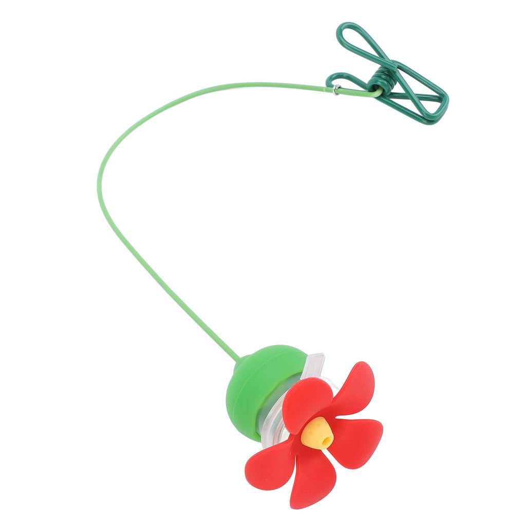 Hut Kolibri Feeder süße Blume flexiblen Stiel Nahaufnahme Hut Clip Vogel Feeder für Kinder Adu