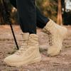 New large-size breathable tactical boots, special outdoor hiking wear-resistant training combat boots, high-top military boots