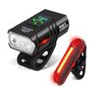 Bicycle Light T6 LED Front USB Rechargeable MTB Mountain Bicycle Lamp 1000LM Bike Headlight Flashlight Cycling Scooter Tail