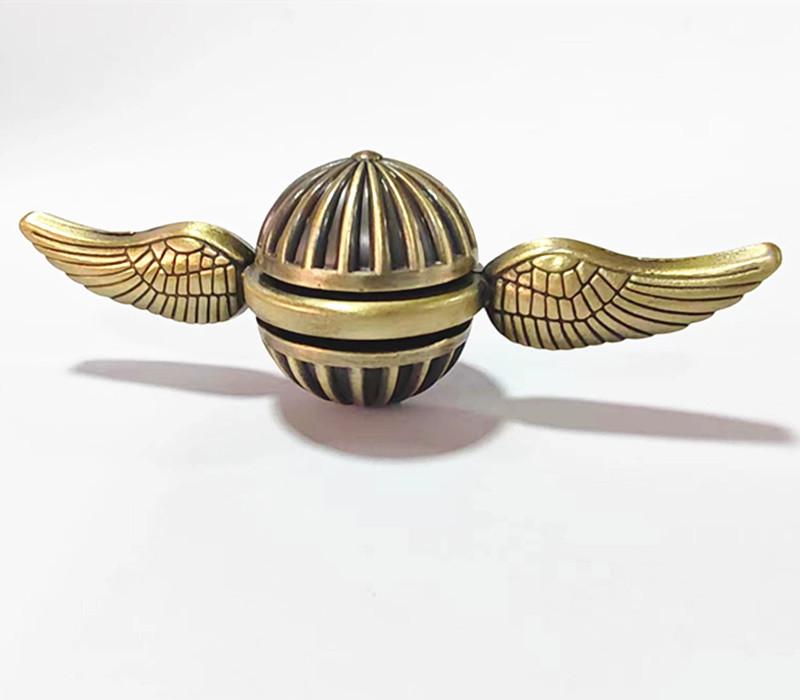 New Fidget Spinner Colorful Metal Alloy Mute Bearing Wing Aircraft Hand Spinner Fingertip Spinning Gyroscope Stress Relief Toys