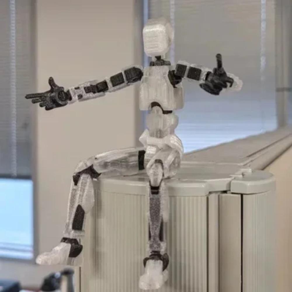 Multi-Jointed Movable Shapeshift Robot Lucky 13 Figure Toys 3D Printed Mannequin Dummy Figure Kids Adults Parent-children Game