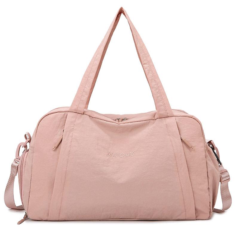 Korean Style Large Capacity Short Trip Business Travel Duffel Bag - Lightweight Sports Gym Bag for Women & Men - Multifunctional Handheld Storage Bag