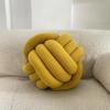 Nordic Wool Ball Pillow With Knitted Texture For Home Decor And Lounge Comfort