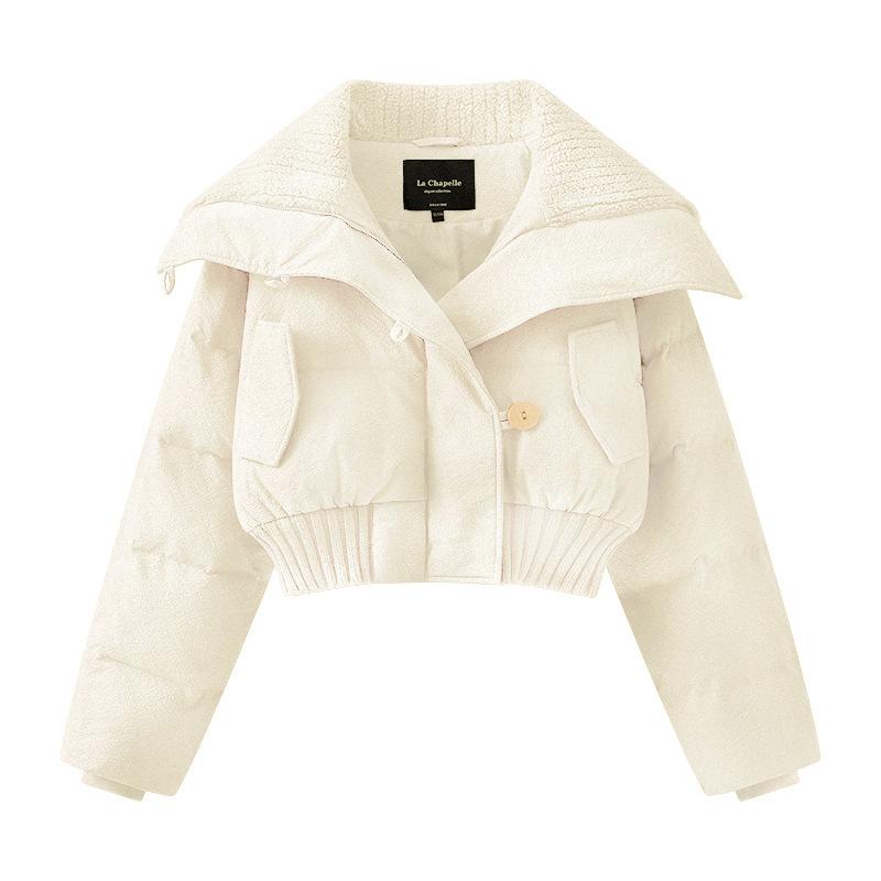 New Style Women's Winter Short Korean-style Coat for Small People, Thickened High-end Cotton Coat and Jacket
