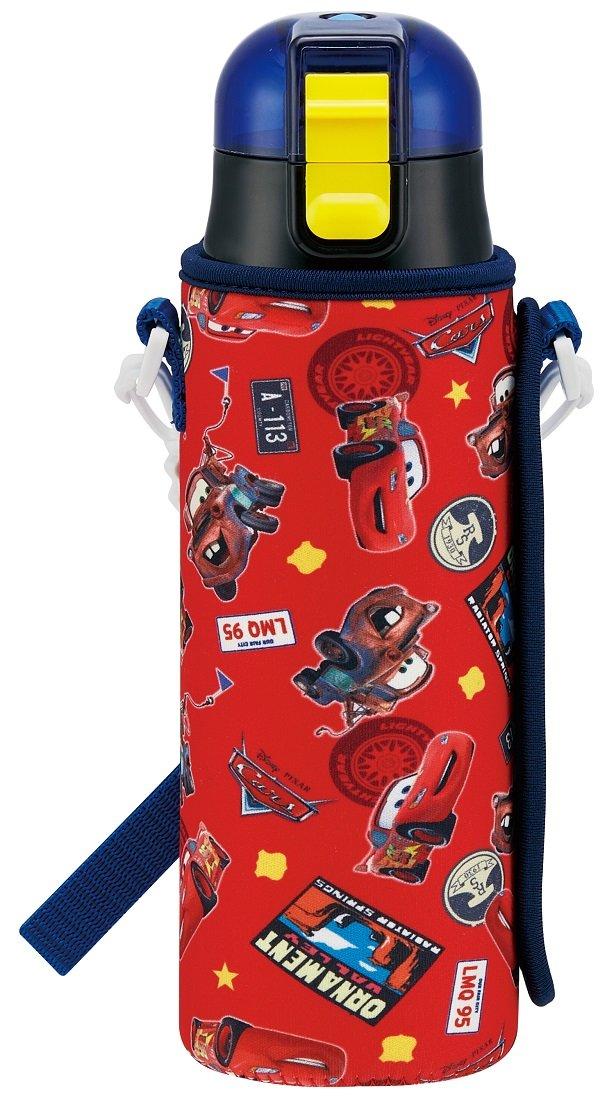 

Skater Direct Drinking Stainless Steel Water Bottle, 470ml, with Bottle Cover, Cars 17 Disney, KSDC4