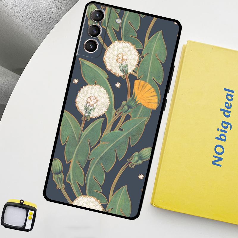 Dandelion Phone Case For Samsung Galaxy S25 S24 Ultra S20 S21 S22 S23 Plus S9 S10 S24 FE S25 FE Cover