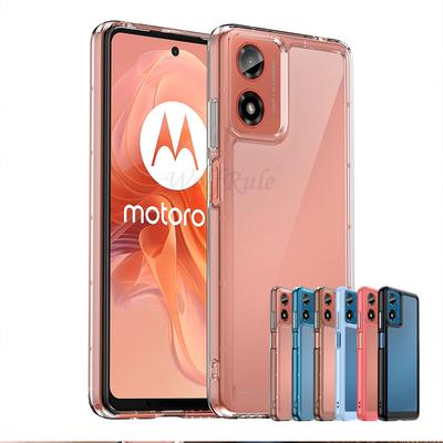 Etui Pokrowiec Dla Moto G04 Motorola Moto G04 G 04 Capas Odporny na Wstrząsy Pancerz Bumper Tył Przezroczysty Kolor Przezroczysty Dla Fundas Moto G04