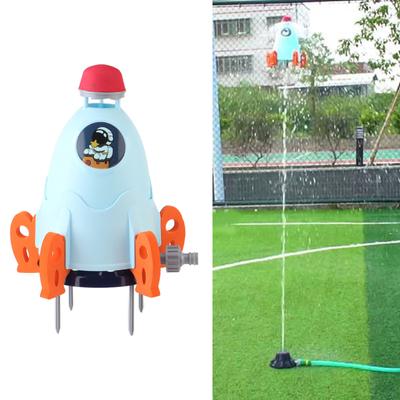 Raketenwerfer-Spielzeug, Outdoor-Rakete, Wasserdruckheber, Sprinkler, lustige Interaktion, Garten, Rasen, Wassersprühspielzeug für Kinder