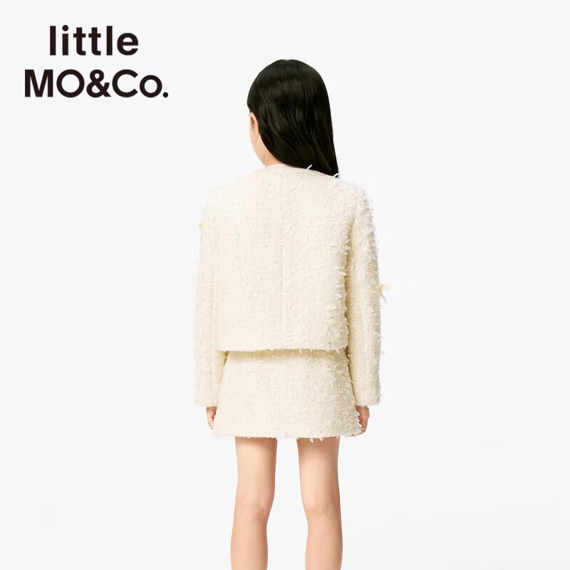 Little MO&Co. Girls' British Style Bow Short Jacket