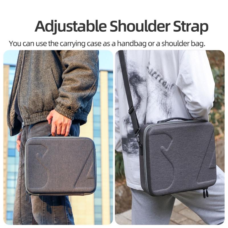Durability Hard Shell Carrying Case For RS5 Stabilizer And Accessories Storage Box With Shockproof Compartments Design
