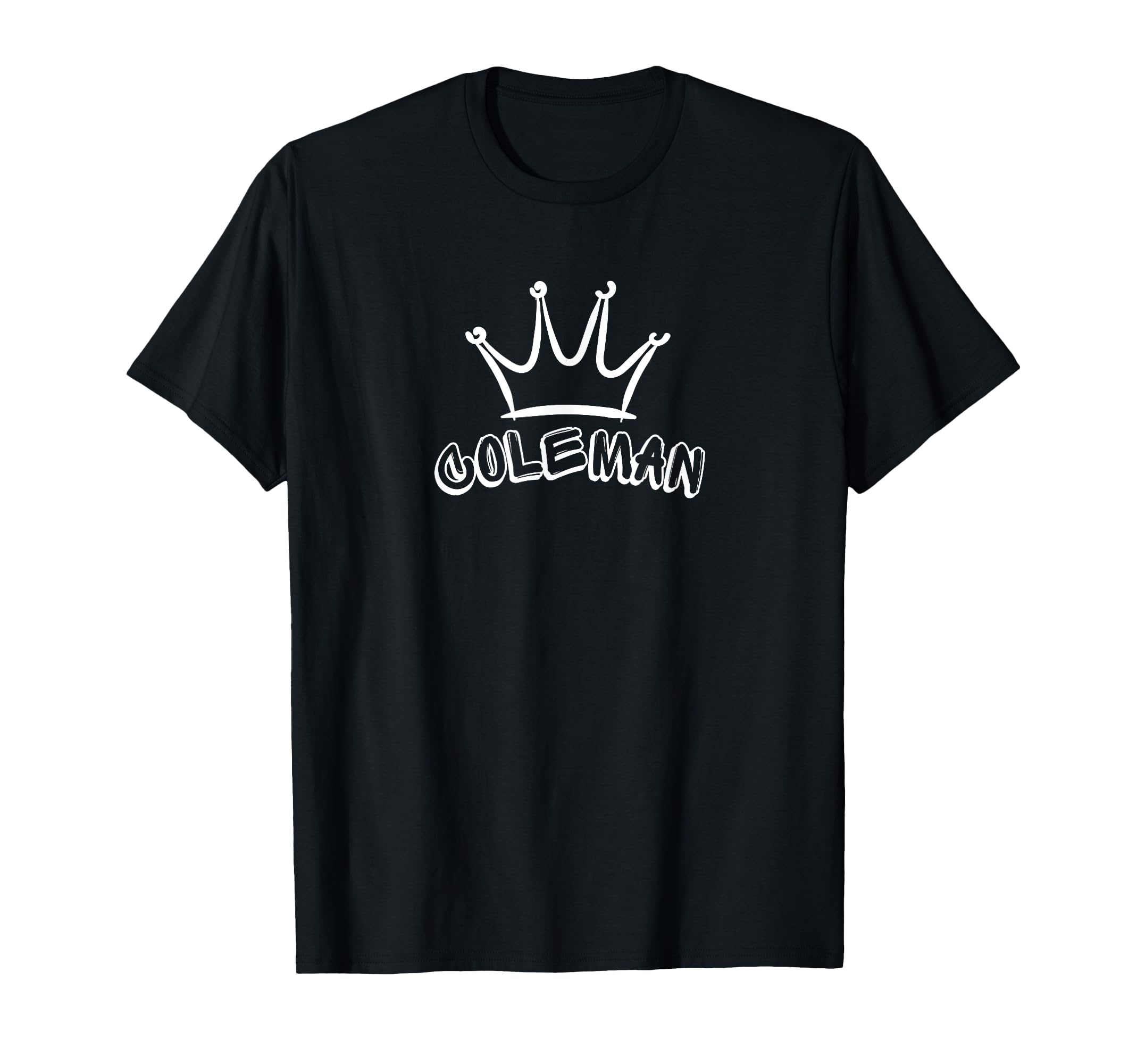 

COLEMAN Family Name Cool Coleman Name and Royal Crown - T-Shirt чёрный