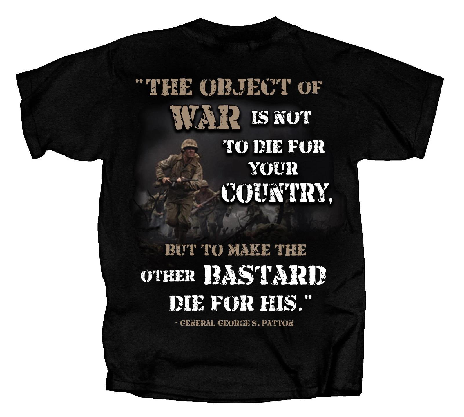 The Object of War…General Patton T-Shirt Tee new T shirt XL